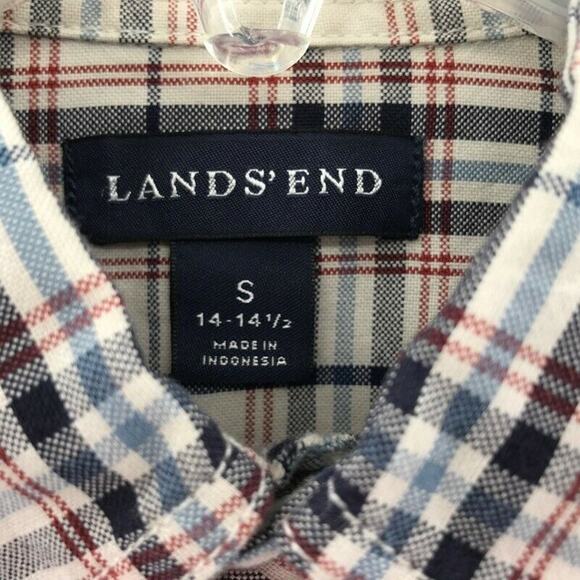 Lands End Oxford Shirt Long Sleeve‎ Cotton S - Picture 9 of 9